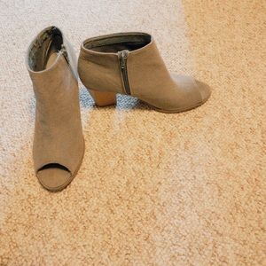Super cute peep toe booties